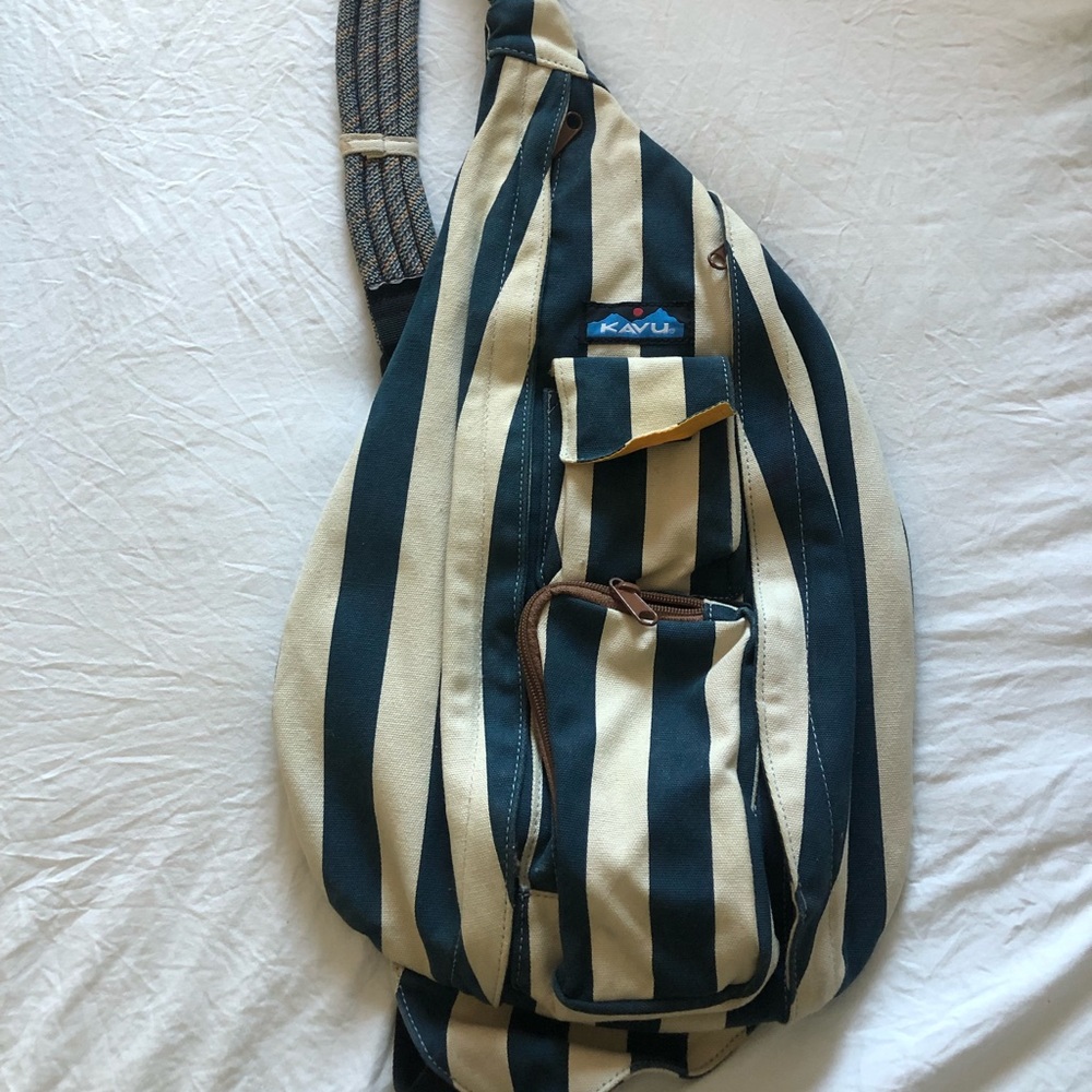 Blue and White Striped Kavu